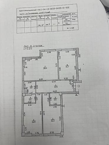 3 бөлмө, 119 м², Асанбай мкр Элитка, 1 кабат, ПСО (өз алдынча бүтүрүү) — 2