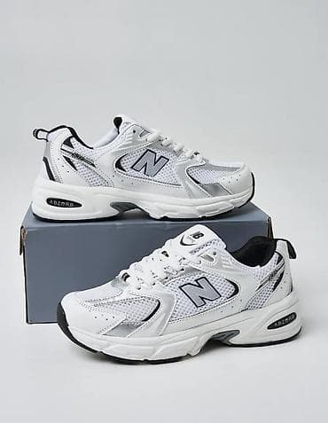 супер стильная: Кроссовки, 42, 43, New Balance, Новый, цвет - Белый, Самовывоз, Платная доставка — 4