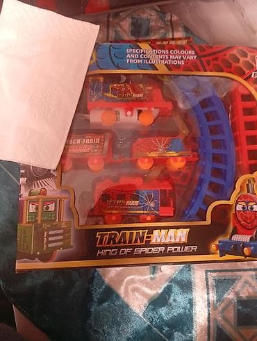 серф скейт: Игровой набор «TRAIN-MAN: King of Spider Power» — детская железная — 2