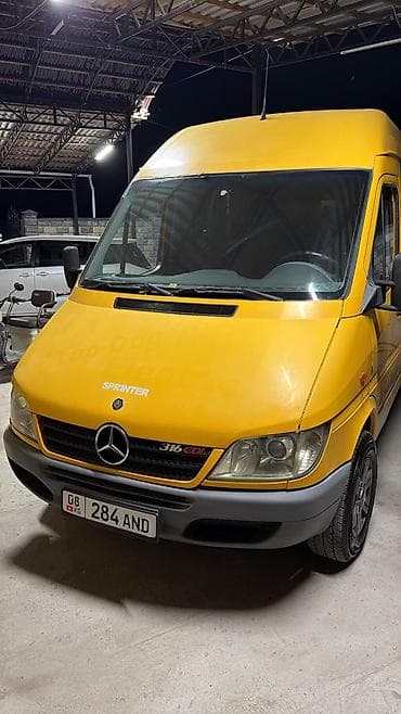 Транспорт: Mercedes-Benz Спринтер: 2001 г., 2.7 л, Механика, Дизель, Фургон — 3