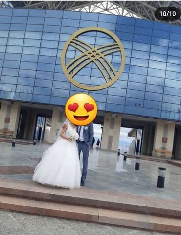 свадебный салон бишкек: Продаю свое свадебное платье. Одевалось 1 раз. Иссык-Куль. w/a . Цена — 3