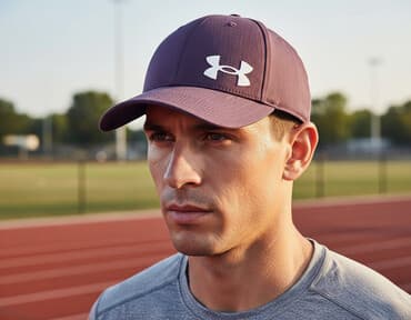 бейсболка: Мужской головной убор, Under Armour, Новый, цвет - Фиолетовый, Платная доставка, Самовывоз — 1