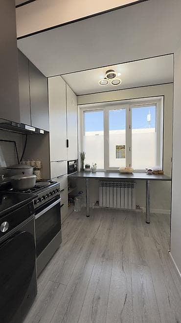 мебел бу: Кухонный гарнитур, цвет - Серый — 3