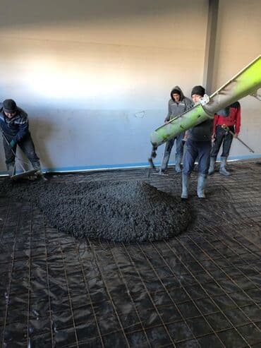 оборудование для пенобетона: Стяжка Акысыз консультация, Кепилдиги, Монтаждоо 6 жылдан ашык тажрыйба — 1