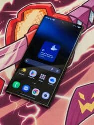 мекен ноутбук: Samsung Galaxy S22 Ultra, Б/у, 256 ГБ, цвет - Черный, 1 SIM — 3