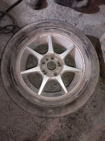 оригинальные штампованные диски опель: Литые Диски R 15 Toyota, Комплект, отверстий - 5, Б/у — 1