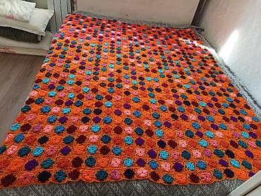 Одеяла и пледы: Плед, Все сезоны, Вязаный — 2