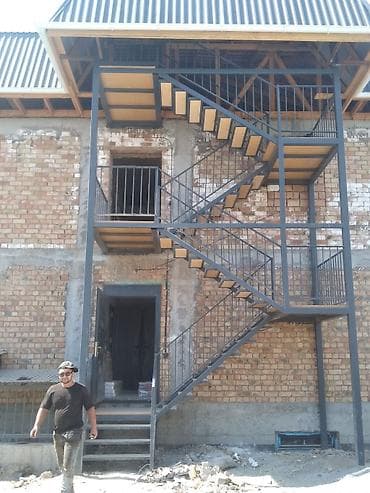 цветной метал: Металлическая лестница Наружные — 6