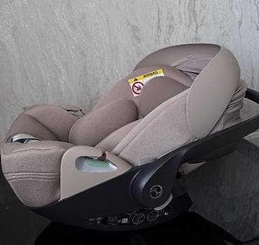 коляска на двоих: Автокресло, цвет - Бежевый — 4