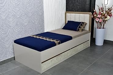 Эмерек гарнитурлары: Уктоочу бөлмө гарнитуру, Жаңы, Эки кишилик керебет, Трюмо, Тумба, Башка өлкө, Бөлүп төлөө менен, МДФ, Акысыз жеткирүү, түсү - Ак — 6