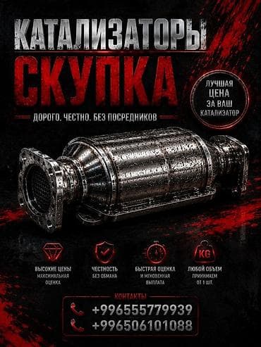 Скупка автокатализаторов - Принимаем катализаторы любых марок и в at lalafo.kg Скупка автокатализаторов - Принимаем катализаторы любых марок и в