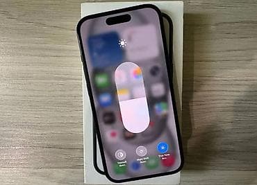 redmi note 10a: IPhone 15 Pro, Б/у, 128 ГБ, Black Titanium, Коробка, 85 % — 2
