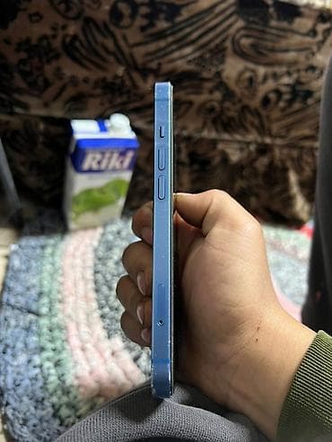 Мобильные телефоны и аксессуары: IPhone 13 mini, Б/у, 128 ГБ, Синий, Чехол, 74 % — 6