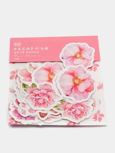 наклейки для девочек: Наклейки - стикеры с цветами и растениями для скрапбукинга (45 — 2