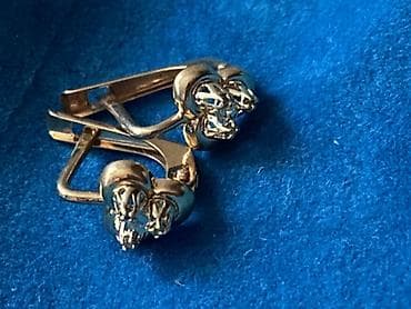 серьги жёлтое золото: Серьги, Проба 585, Без вставки, Женские, Новый — 1