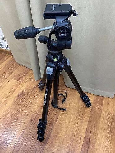 Штатив Manfrotto 055MF4 + голова Manfrotto 808RC4 Б/у в идеальном