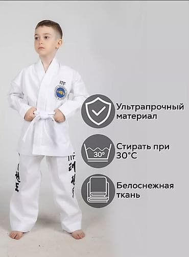 тхэквондо обувь: Комплект, цвет - Белый, Новый — 6