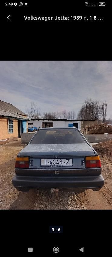 Volkswagen: Volkswagen Jetta: 1989 г., 1.8 л, Механика, Бензин, Седан — 2