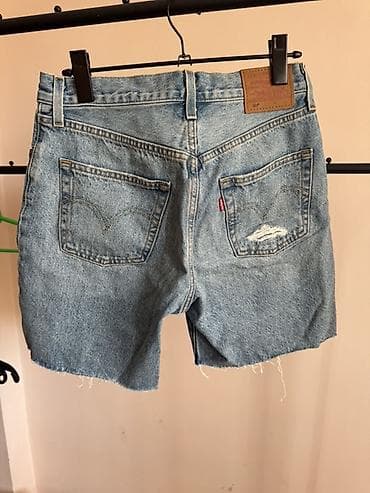 Джинсовые шорты Levi’s 501. Оригинал. Размер 26. Носила один раз. - — 2