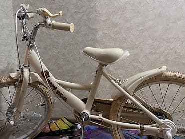 Детский мир: Детский городской велосипед Capy Bear, бежевый. - Диаметр колес: 20" — 1