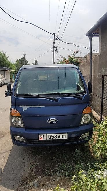 s line руль: Hyundai Porter II, синий бортовой малотоннажник. Свежепригнанный с Юж — 1