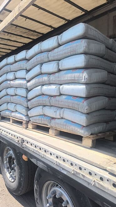 мешок для цемента: Чуйский цемент, M-400, цвет - Серый, 50 кг/м³, Оптом — 4