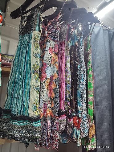 Кофты, свитеры: Сарафаны размер стандартный (42-48) ткань штапель производство Инди — 3