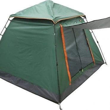 шалаш из одеял: Палатка кемпинговая каркасная, двухслойная, с выносным — 10
