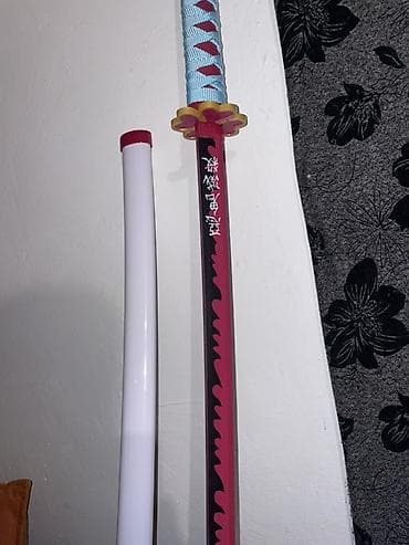 клинок рассекающий демонов резка: Декоративный меч-опрос (реплика аниме) - Тип: декоративный меч с — 2