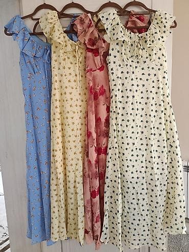 samsung m62: Летние женские платья в цветочный принт - Длина: миди/макси — 1