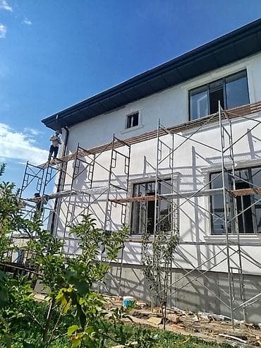 Фасадные работы: Ремонт фасада, Утепление фасада, Фасадный декор | Рамки, Молдинг | Жидкий травертин | Пенопласт, Penoplex, Пенополистирол 1-2 года опыта — 4