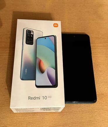 телефон redmi 10c: Redmi, Redmi 10, Колдонулган, 128 ГБ, түсү - Кара, 2 SIM — 1
