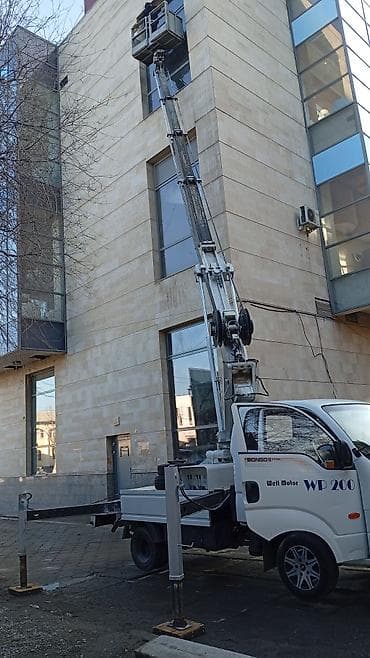 услуги автовышки 22 метра: Услуги автовышки (подъёмник на шасси Kia Bongo, Well Motor WP200) - — 3