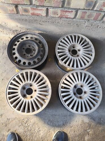 шины 17 зима: Литые Диски R 15 Пара, отверстий - 5, Б/у — 3