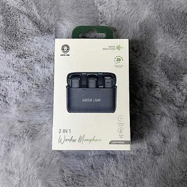 Настольные ПК и комплектующие: Green Lion 2-in-1 Wireless Microphone (Lightning) - Беспроводная — 1