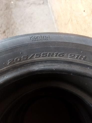 диски моно: Шины 205 / 55 / R 16, Лето, Б/у, Комплект, Легковые, Kumho — 4