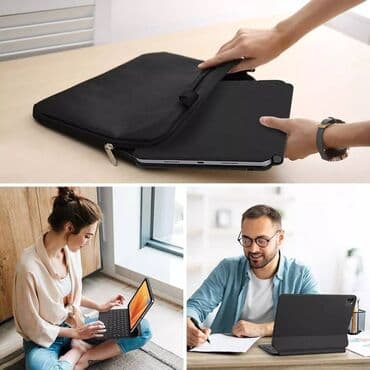 кожаный чехол: Чехол/клавиатура с магнитной подставкой Magnetic Suspension Keyboard — 6