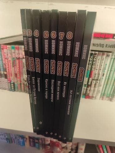 Комиксы набор"Соник ёжик", "sonic the hedgehog" от idw, можно брать — 2