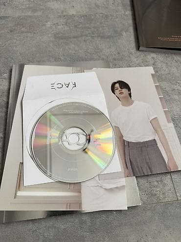 CD, DVD диски: Альбом Jimin — FACE (версия Photobook). Комплект из двух вариантов — 5