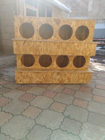 С/х животные и товары: Гнездо для кур с яйцосборником размер 1.20*0.45*1м — 7