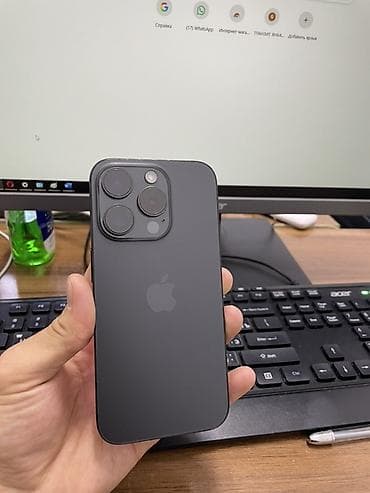 продаю айфон 15 про макс: IPhone 15 Pro, Black Titanium, Чехол — 2