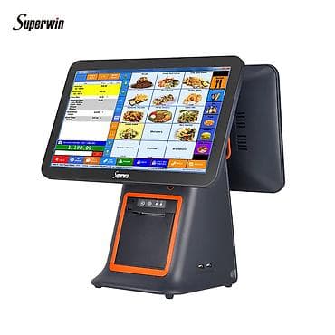 POS-моноблок CY-95 с двумя экранами + встроенный принтер чеков 80 мм