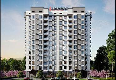 2 комнаты, 85 м², Пишпек Элитка, 12 этаж, ПСО (под самоотделку) — 7