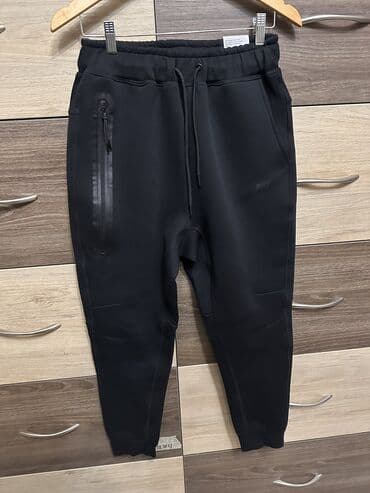 брендовые мужские спортивные костюмы из турции: Мужские брюки, M, Nike, Новый, цвет - Черный, Самовывоз — 1