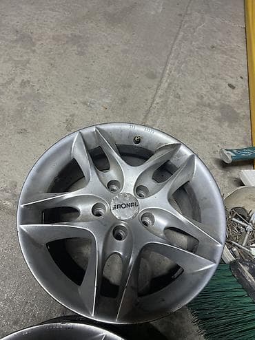 mitsubishi evolution: Литые Диски R 16 Toyota, Комплект, отверстий - 5, Б/у — 2