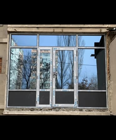 защита в кроватку: Буюртмага пластик терезелер, Фасаддык — 1