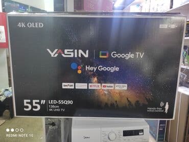 type c: Срочная акция Телевизор yasin 55q90 140 см 55" 4k (google tv) - — 7