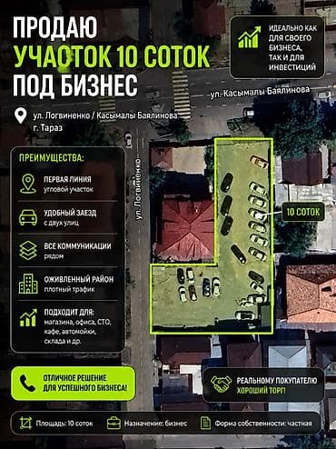 с бизнесом: 10 соток, Для бизнеса, Красная книга, Тех паспорт, Договор купли-продажи — 1