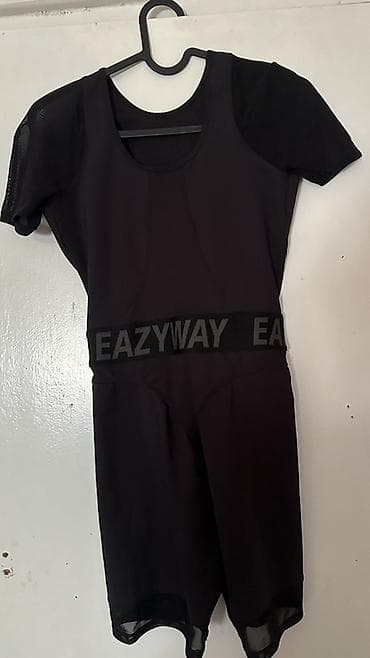 Айымдардын кийими: Женский спортивный комбинезон EAZYWAY, черный. Классный комбинезон — 2