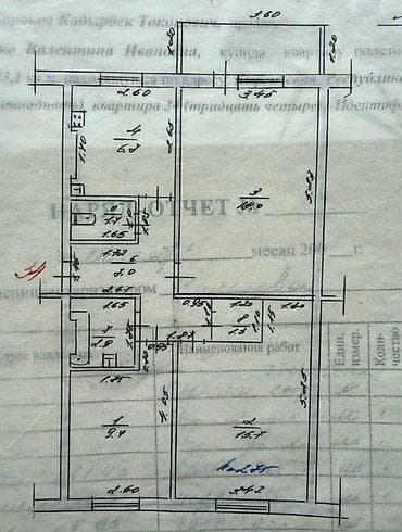 55: 3 комнаты, 63 м², 105 серия, 5 этаж, Евроремонт — 5